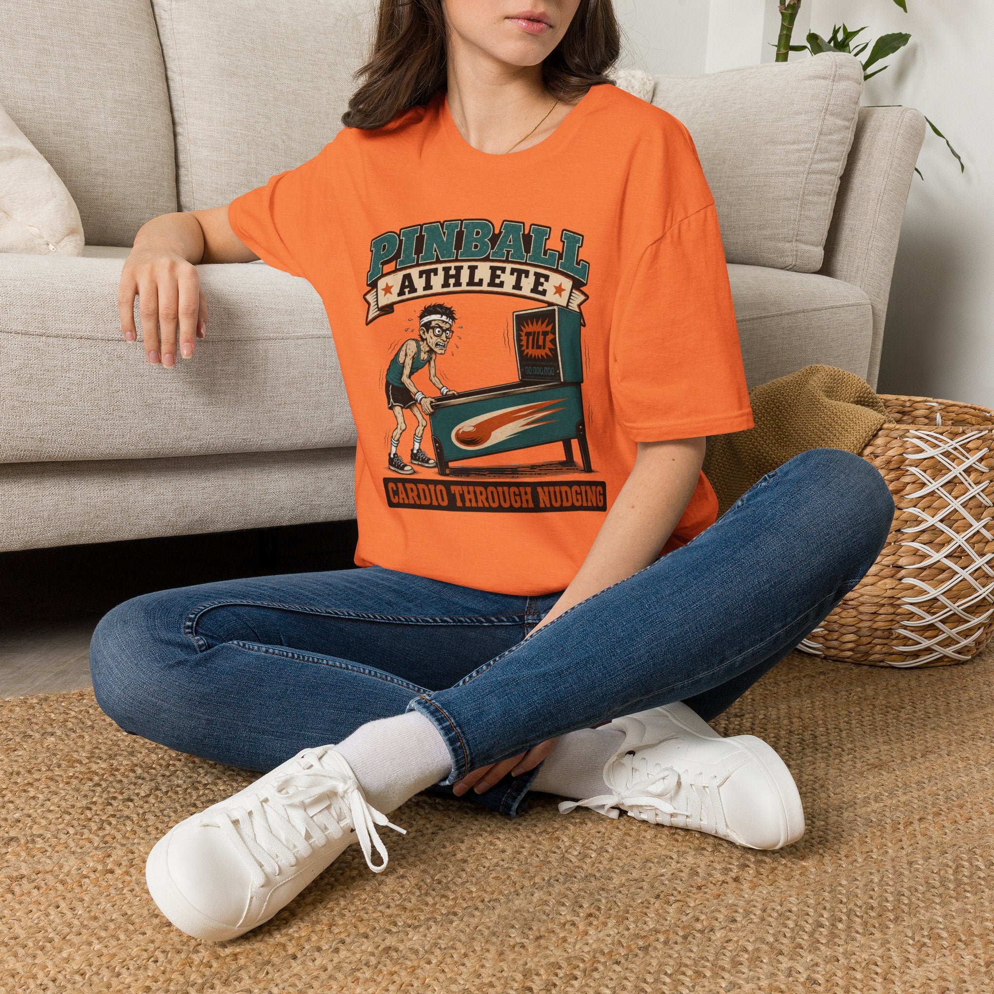 Pinball Athlete — Retro Arcade Gamer Tee