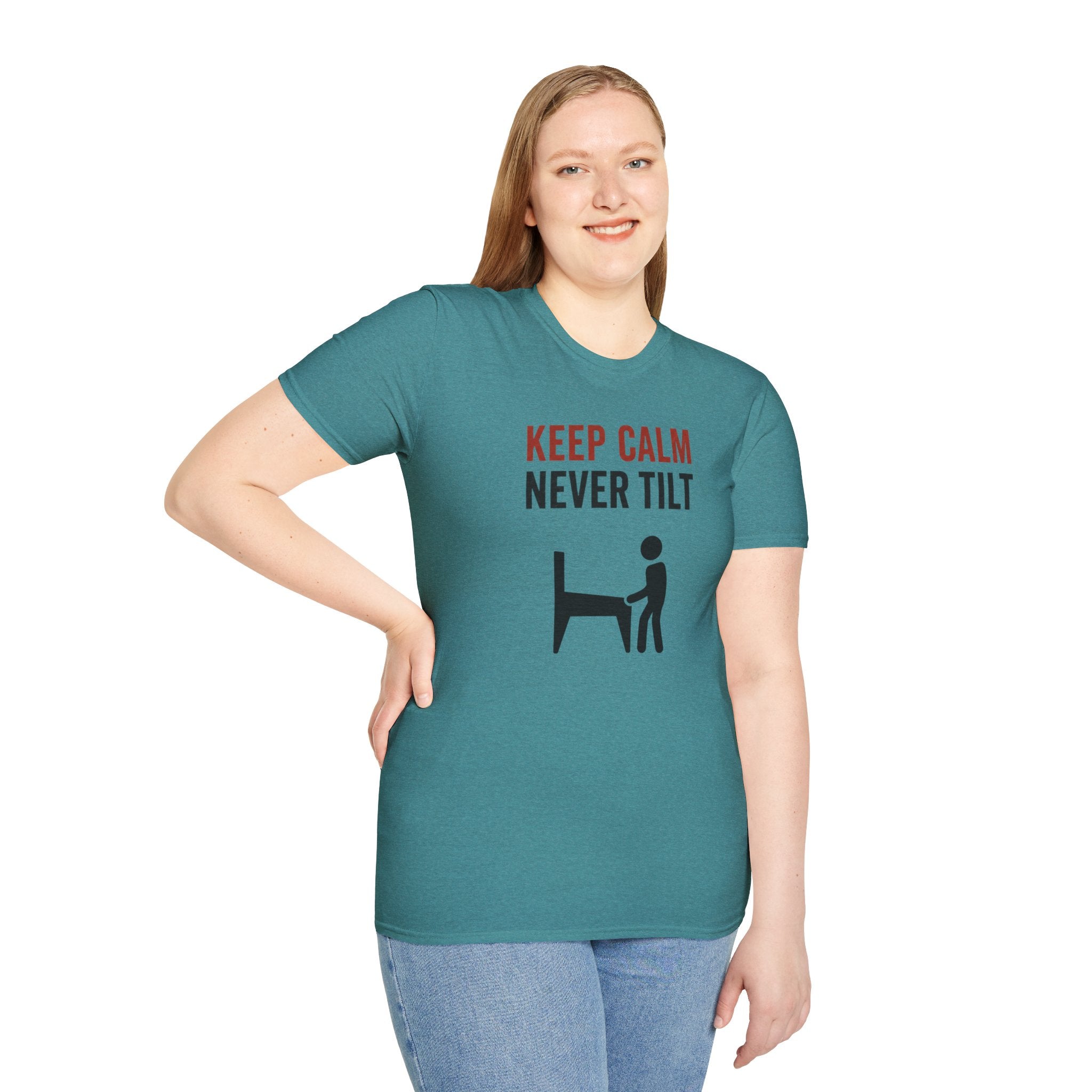 Keep Calm Never Tilt Pinball T-Shirt