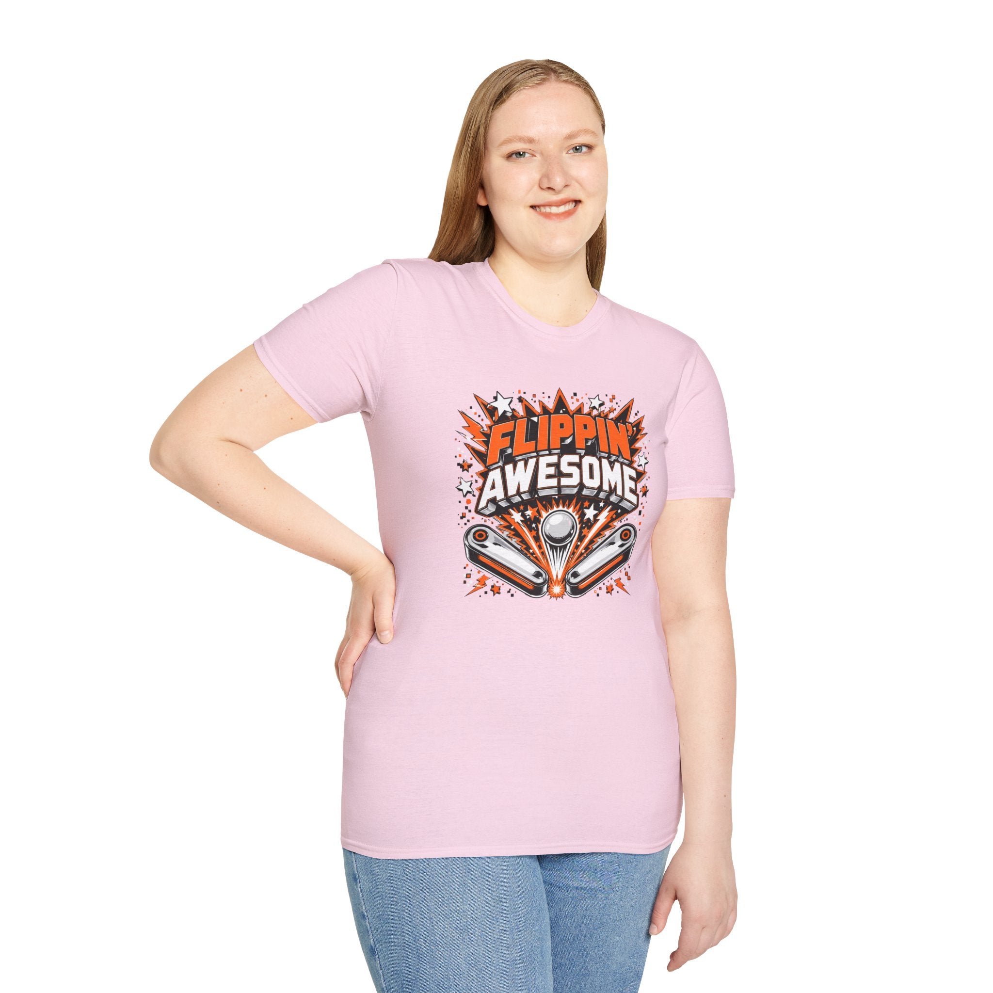 Flippin' Awesome Pinball – Retro Arcade Gaming Tee