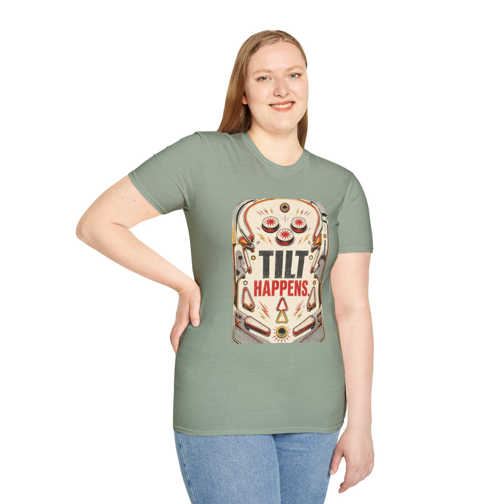 Tilt Happens Playfield Pinball T-shirt