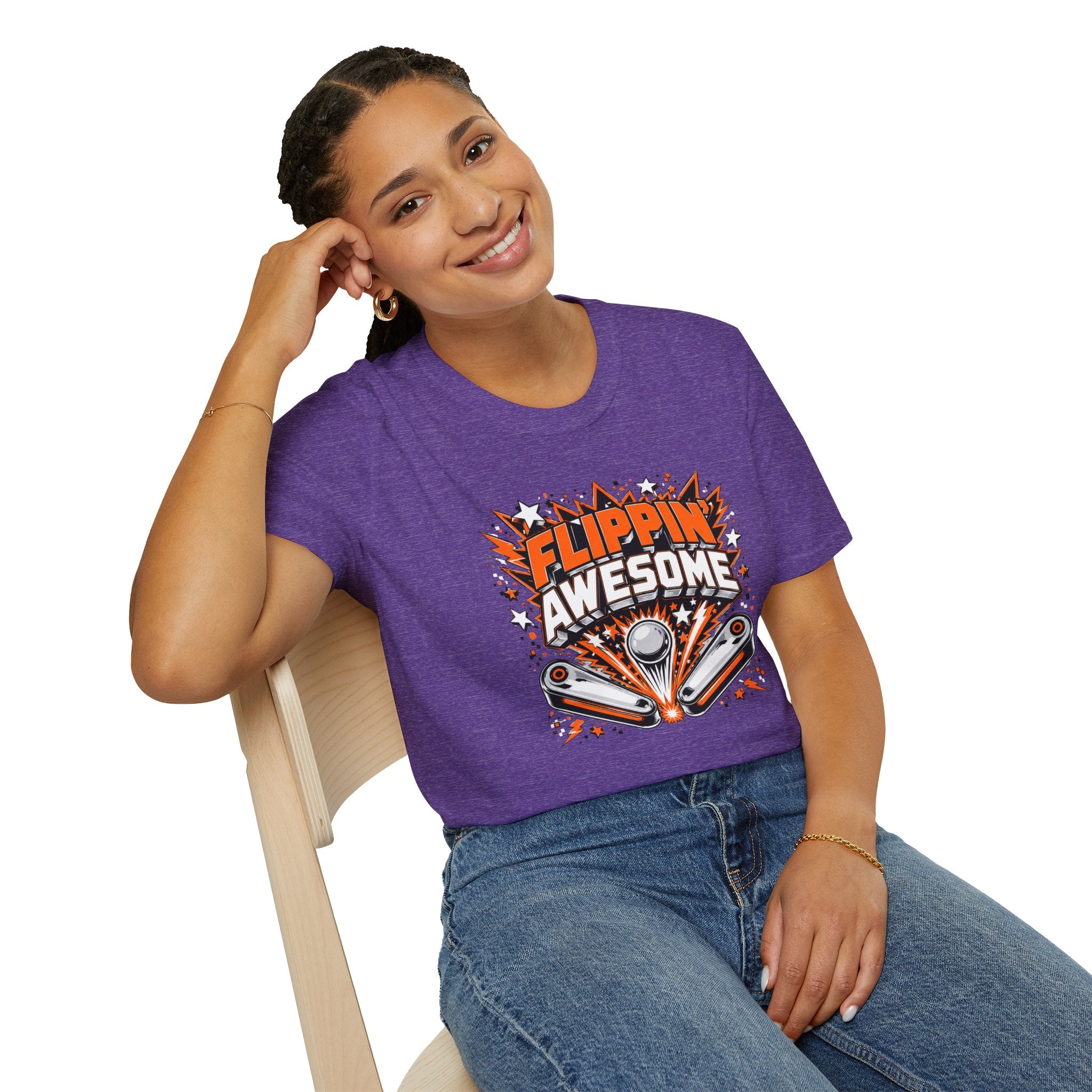 Flippin' Awesome Pinball – Retro Arcade Gaming Tee