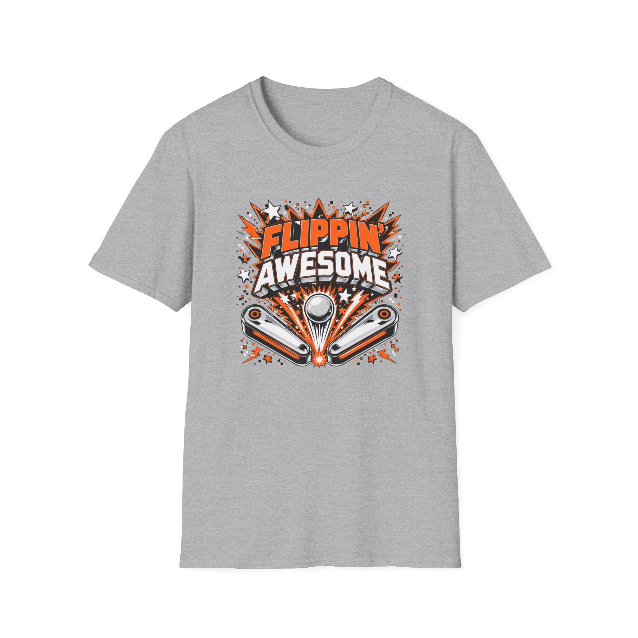 Flippin' Awesome Pinball – Retro Arcade Gaming Tee