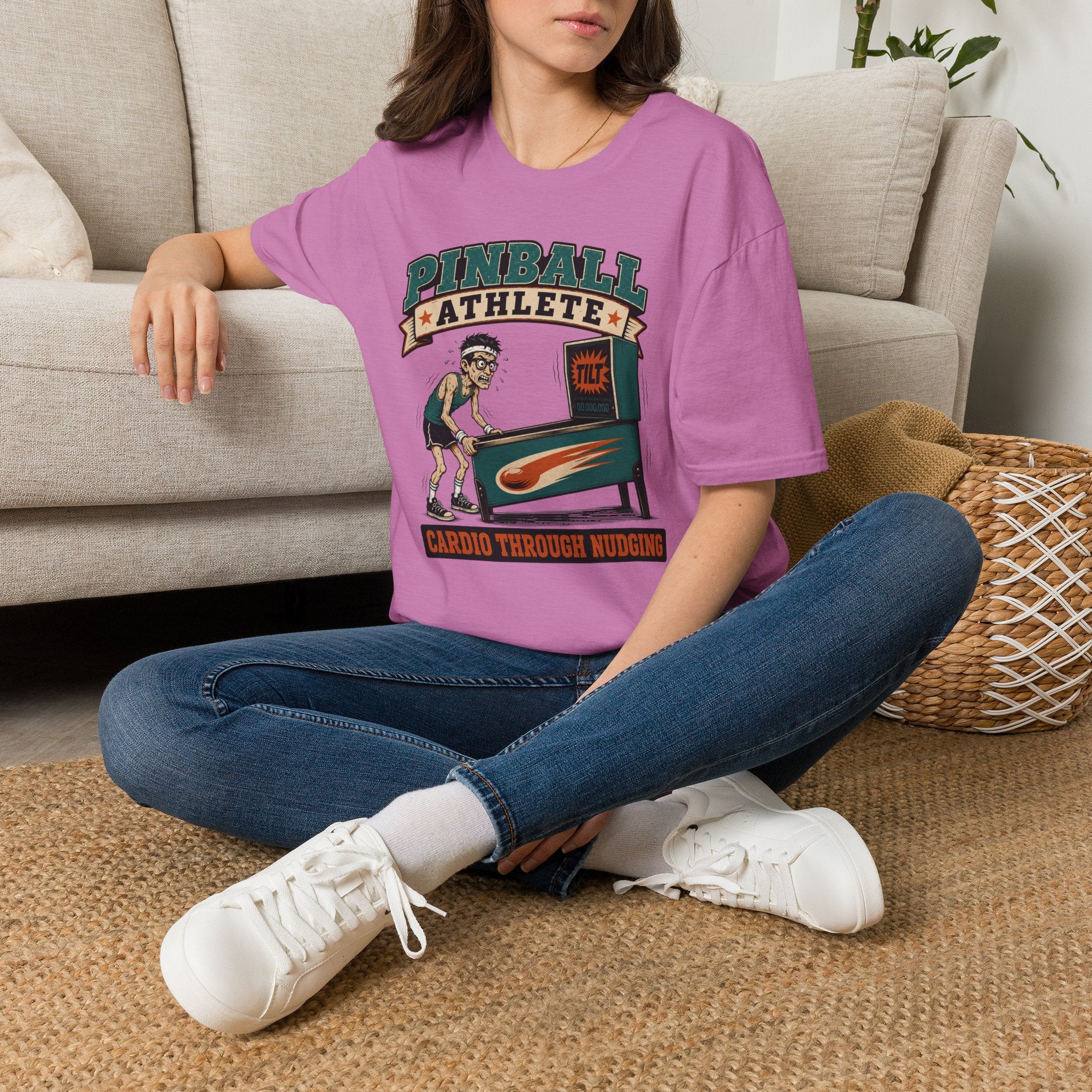 Pinball Athlete — Retro Arcade Gamer Tee