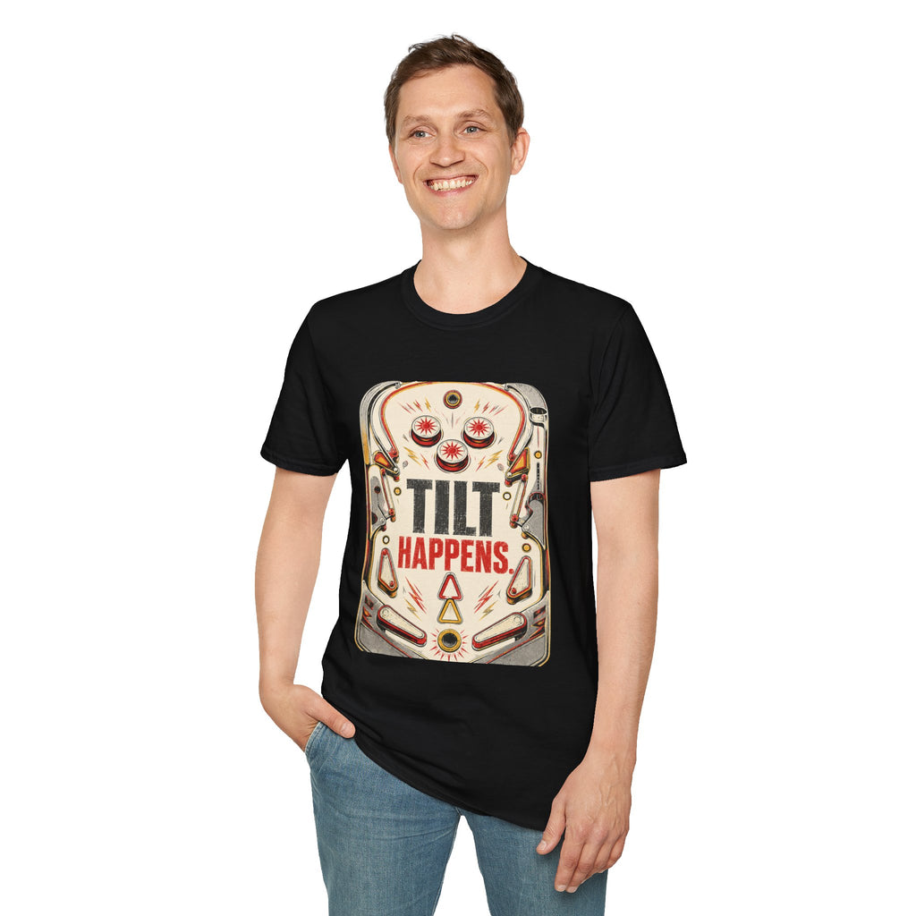 Tilt Happens Playfield Pinball T-shirt