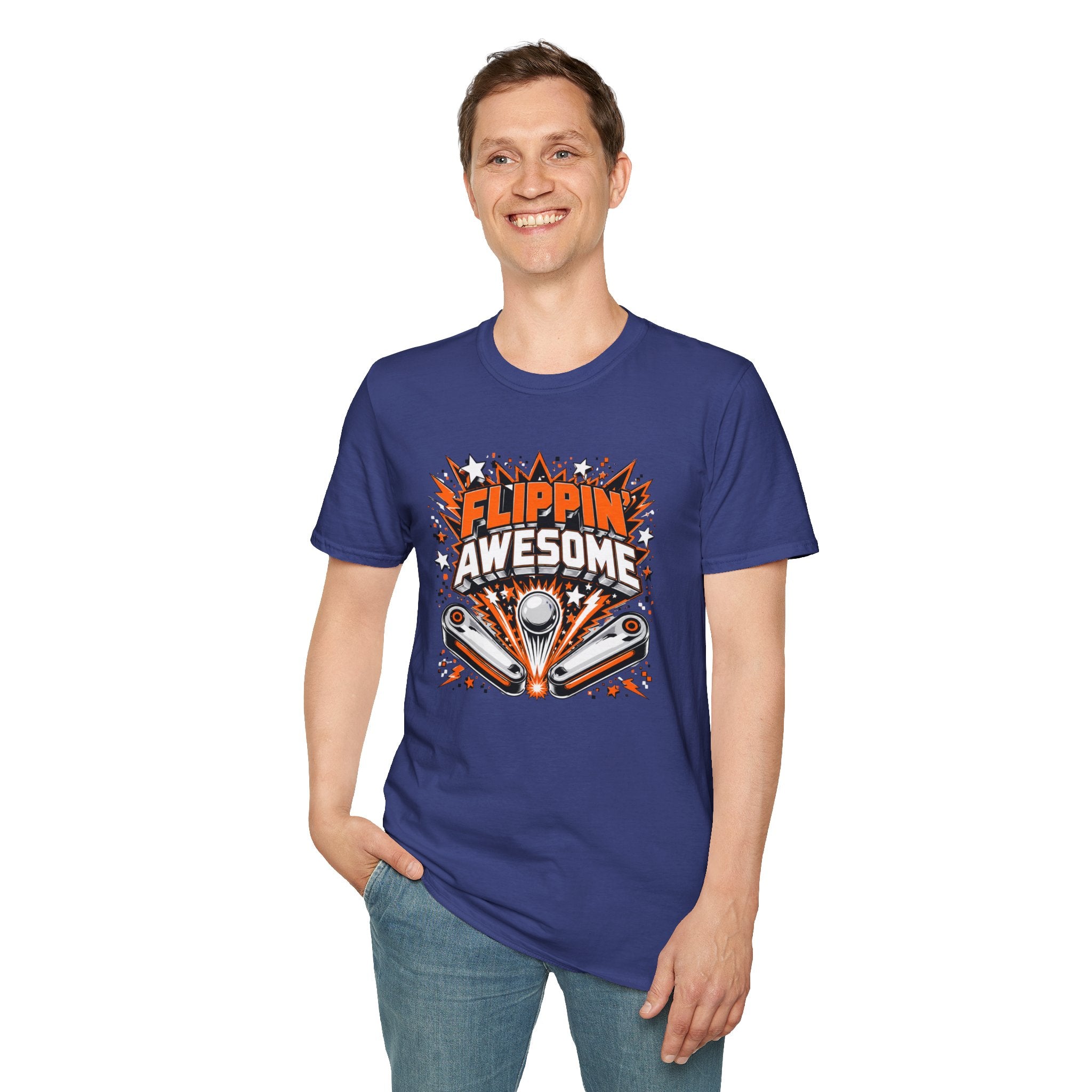 Flippin' Awesome Pinball – Retro Arcade Gaming Tee