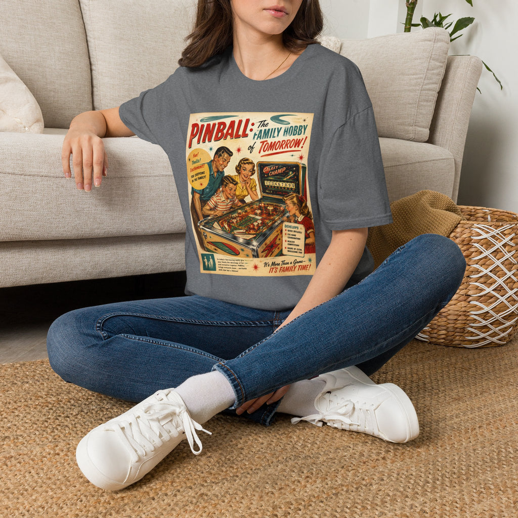 Pinball: The Family Hobby of Tomorrow Retro T-Shirt