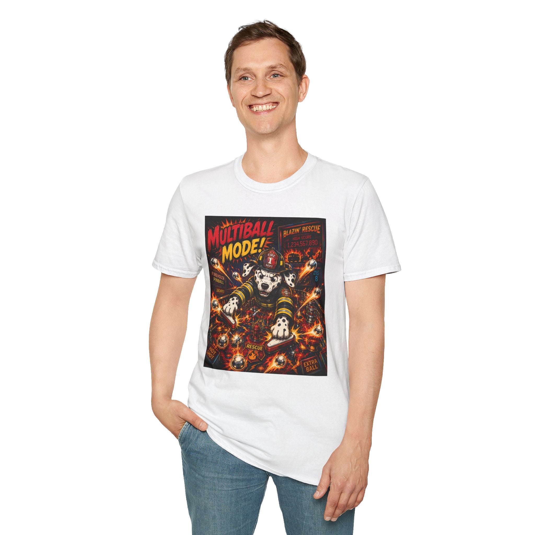 Multiball Mode Firefighter Dalmatian Pinball