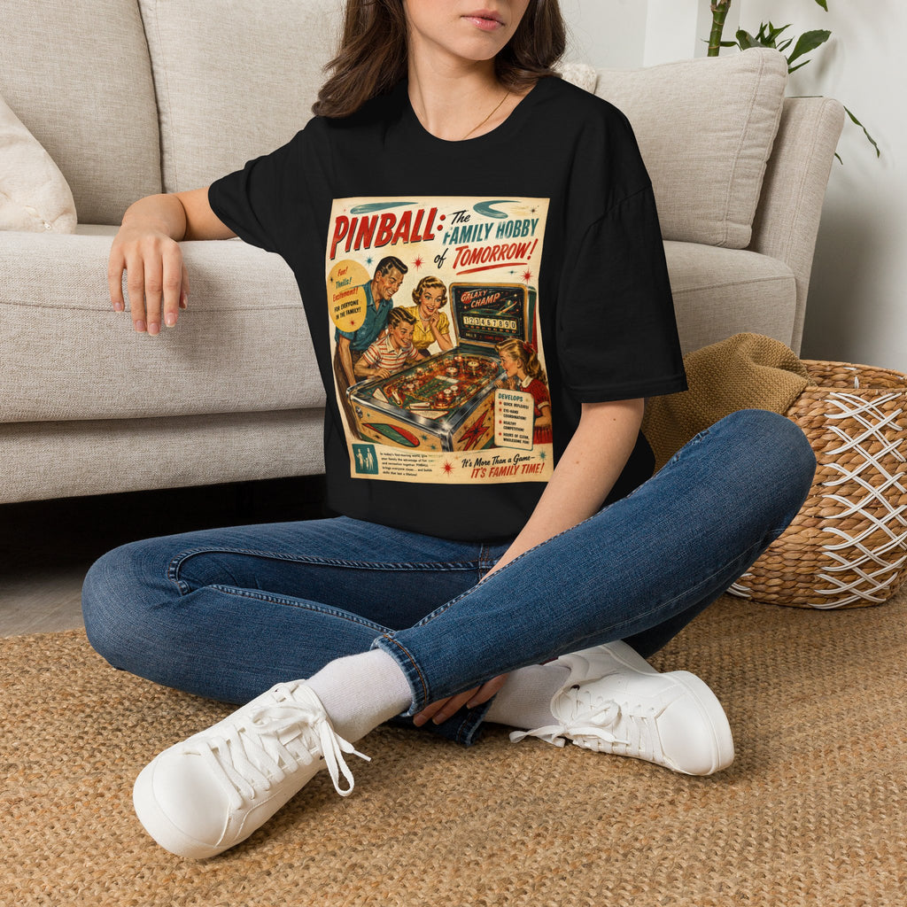 Pinball: The Family Hobby of Tomorrow Retro T-Shirt