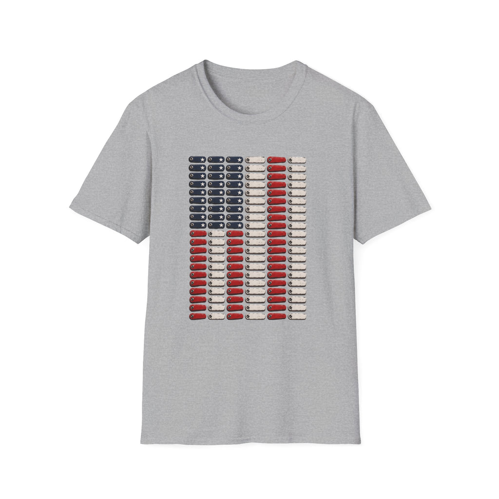 Pinball Flipper American Flag T-Shirt