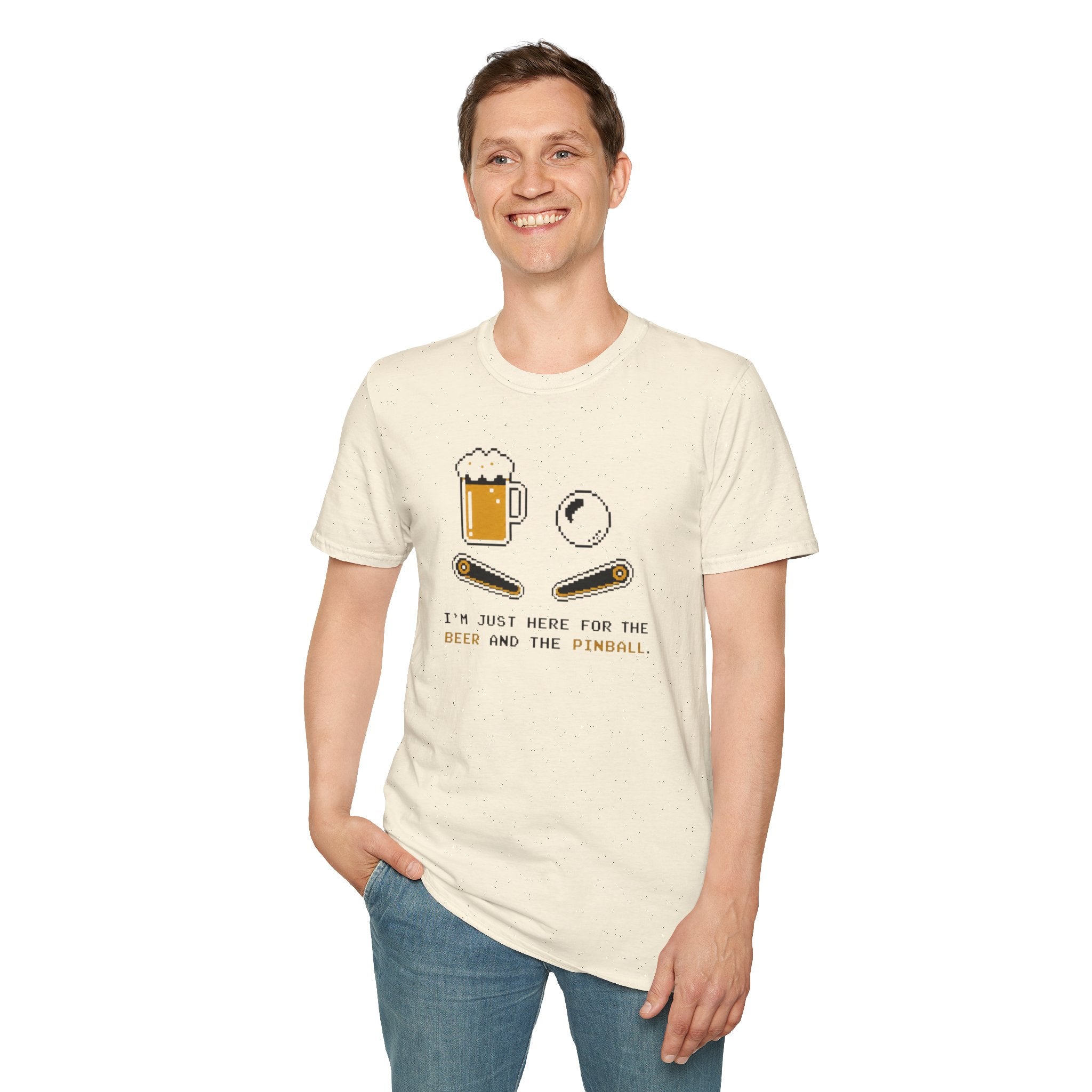 I'm Here for the Beer and the Pinball T-Shirt