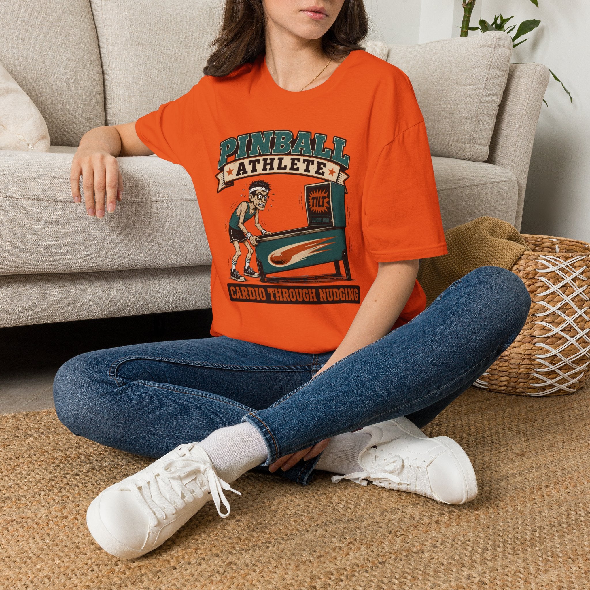 Pinball Athlete — Retro Arcade Gamer Tee