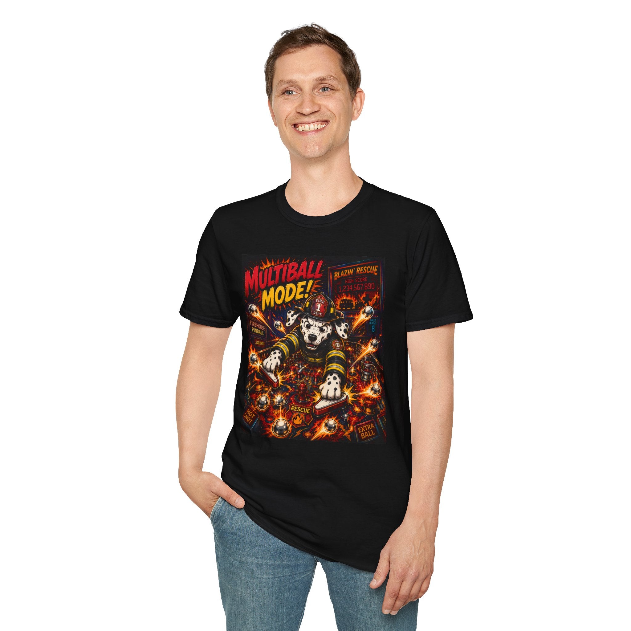 Multiball Mode Firefighter Dalmatian Pinball