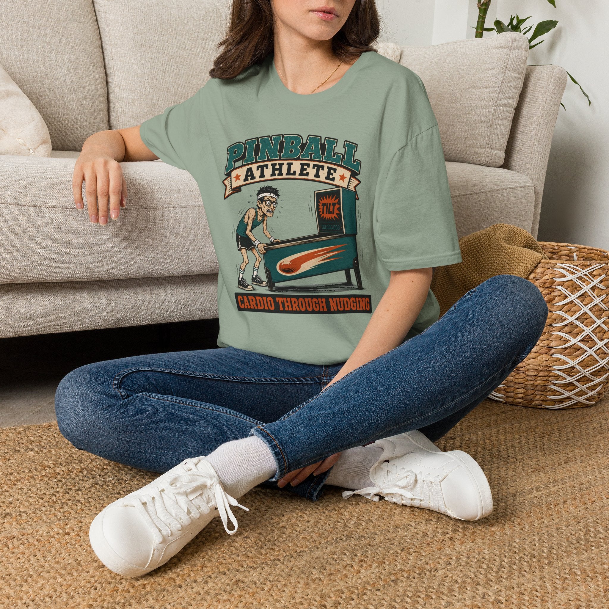 Pinball Athlete — Retro Arcade Gamer Tee