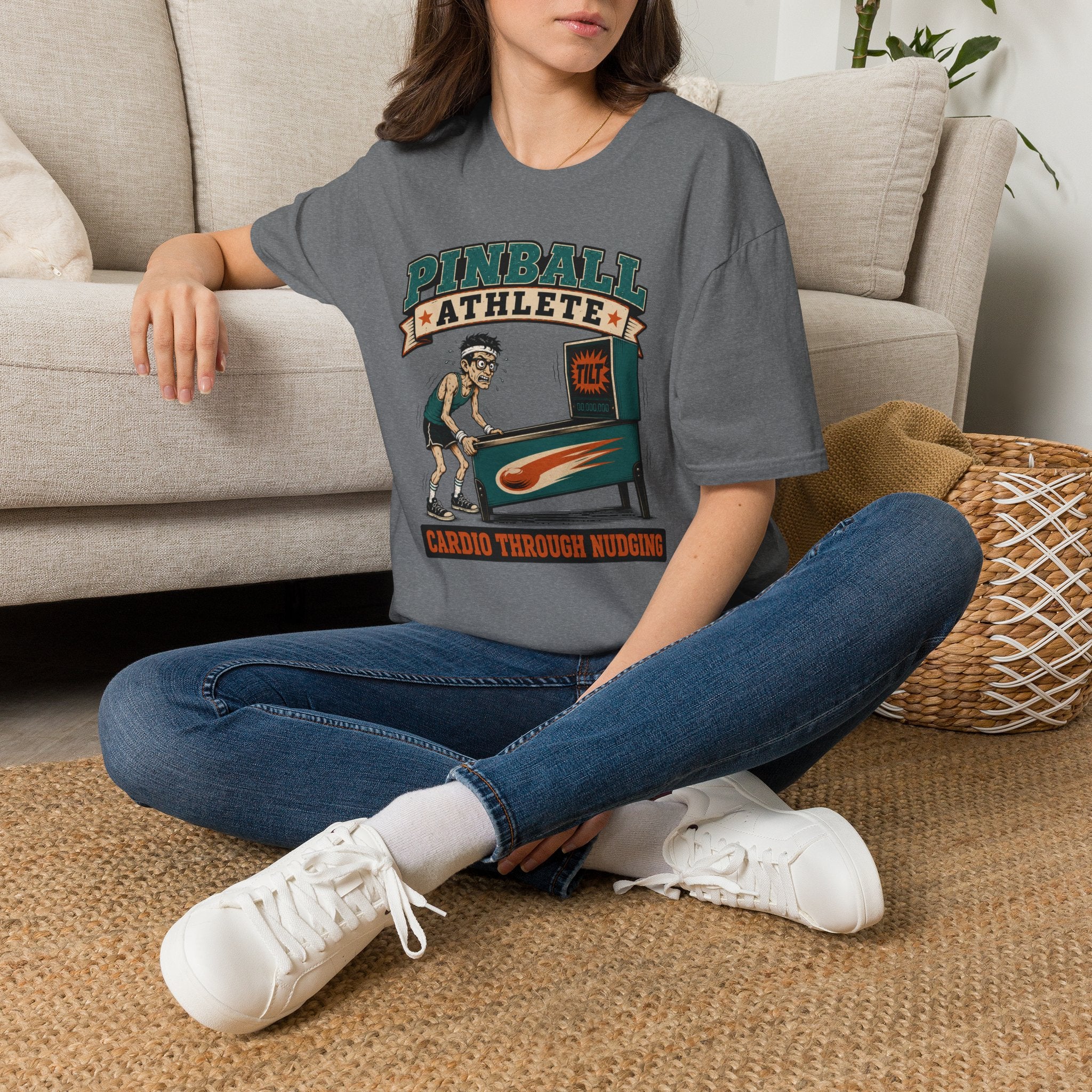 Pinball Athlete — Retro Arcade Gamer Tee