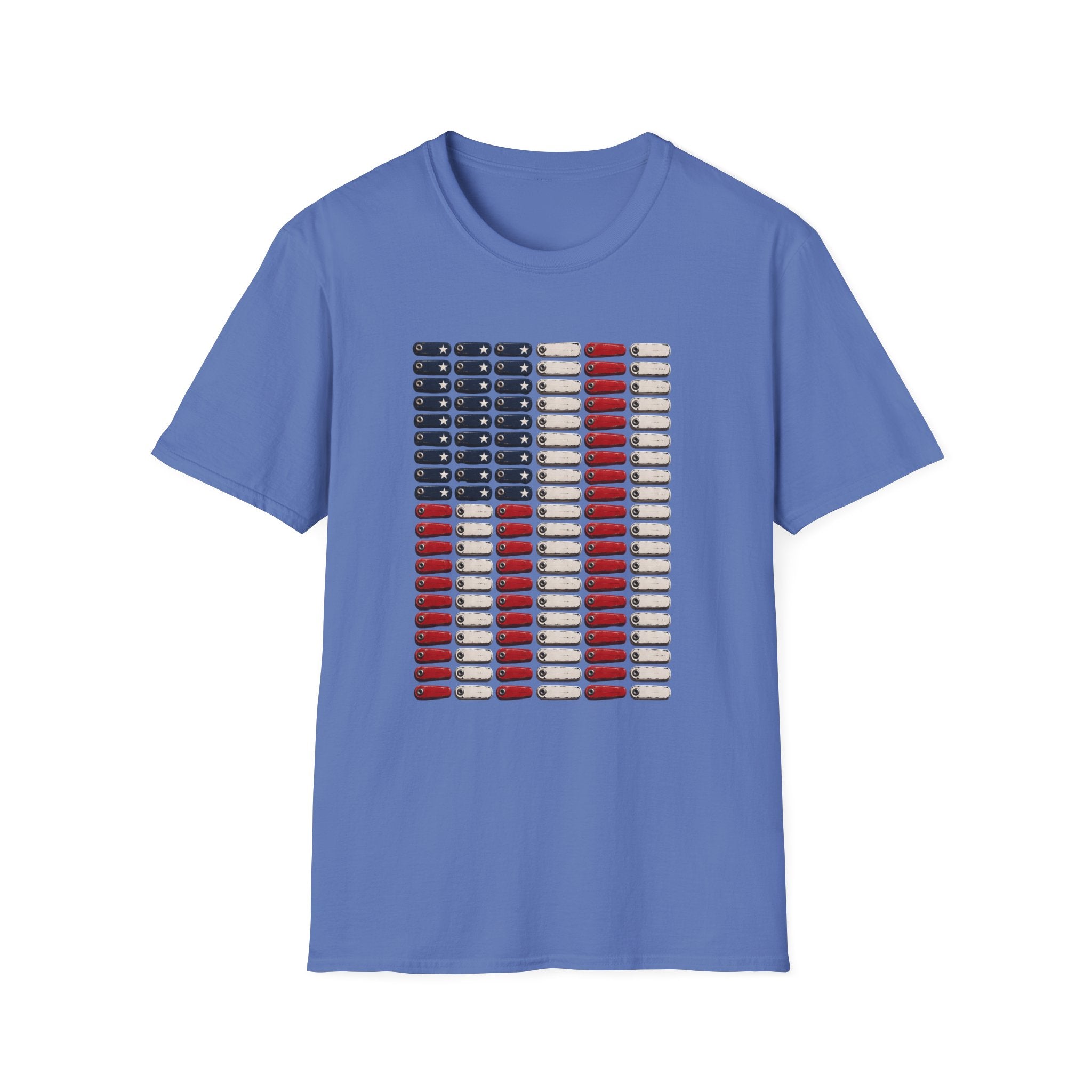 Pinball Flipper American Flag T-Shirt