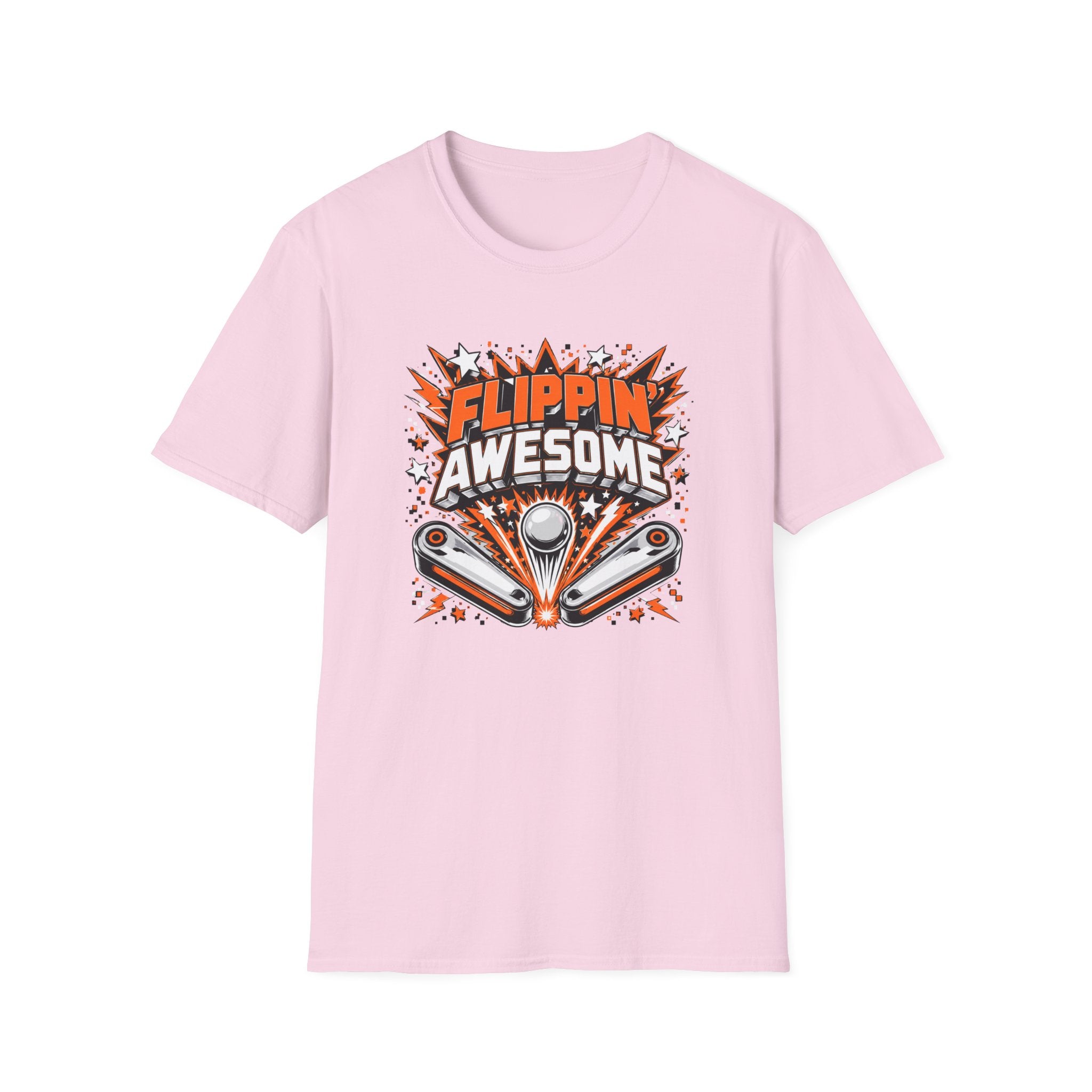 Flippin' Awesome Pinball – Retro Arcade Gaming Tee