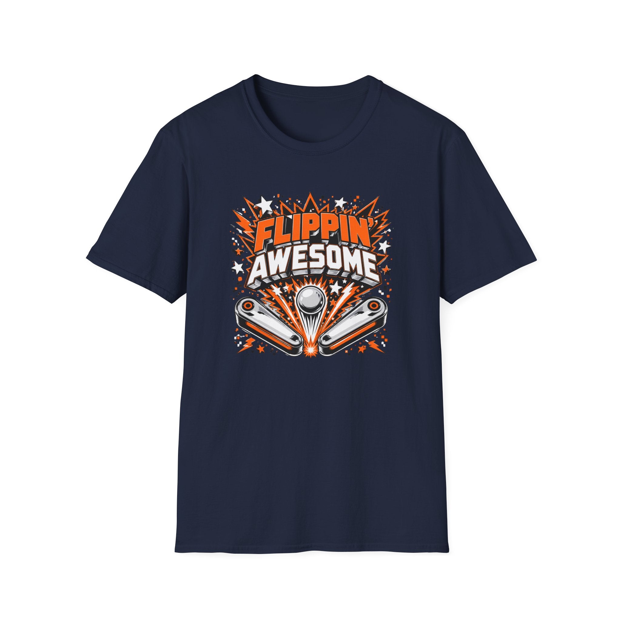 Flippin' Awesome Pinball – Retro Arcade Gaming Tee