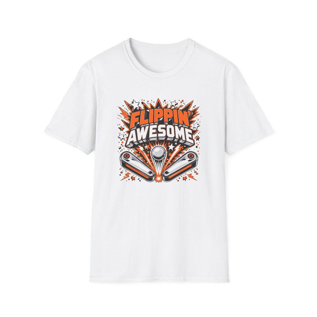 Flippin' Awesome Pinball – Retro Arcade Gaming Tee