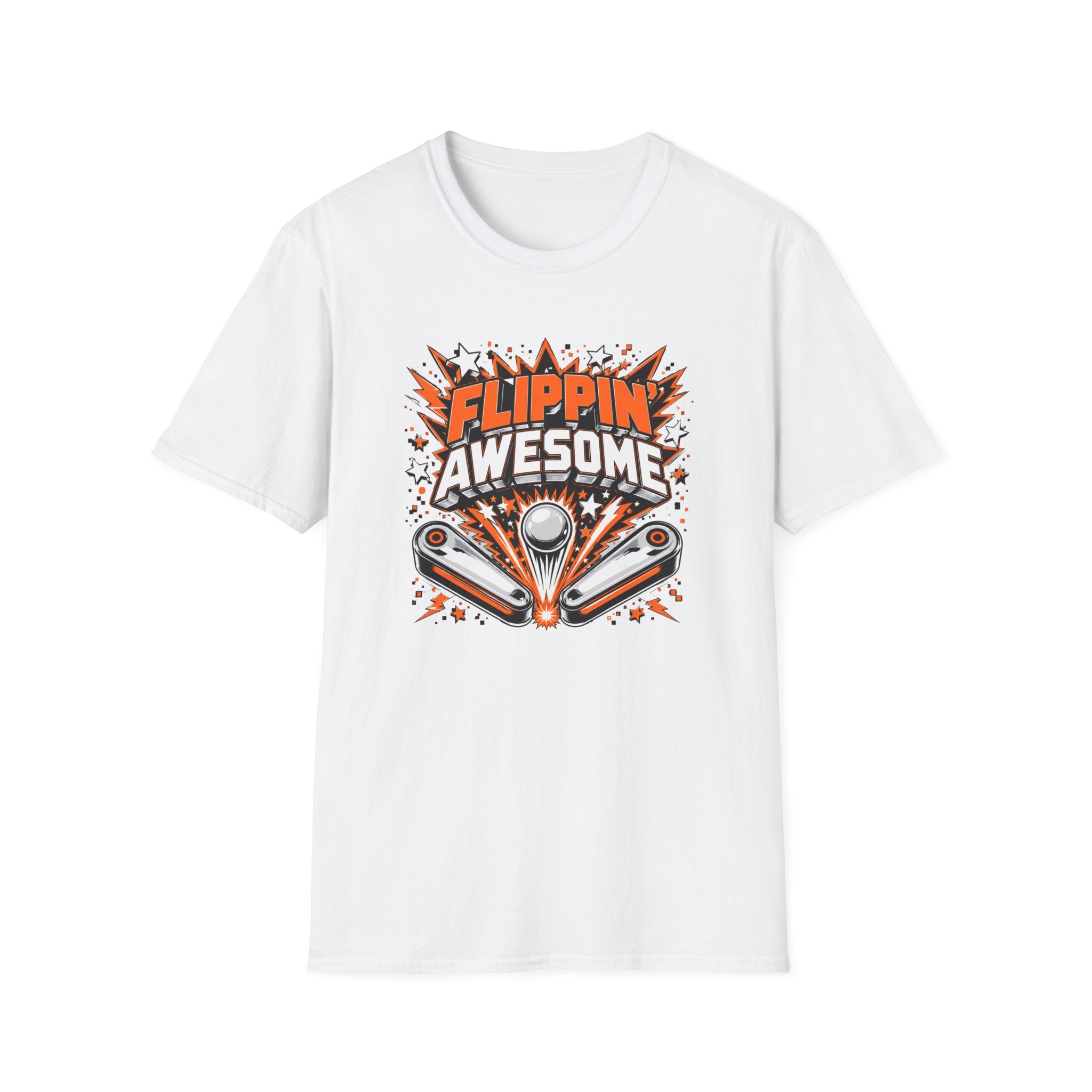 Flippin' Awesome Pinball – Retro Arcade Gaming Tee