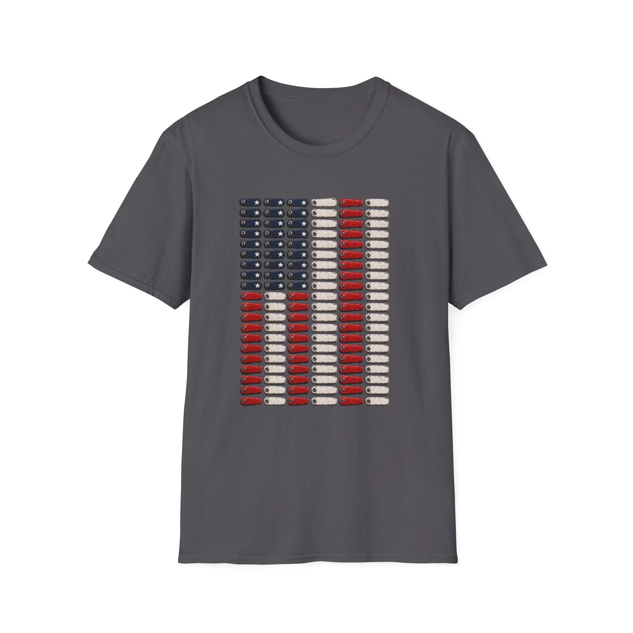 Pinball Flipper American Flag T-Shirt